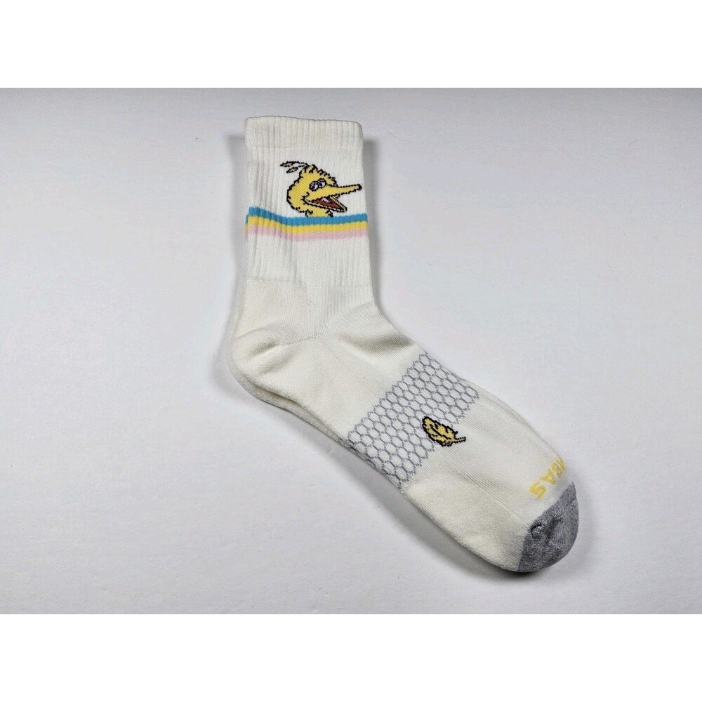 Bombas Sesame Street Big Bird Crew Socks Size L
